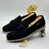 Timberland Suede Tassel Loafers – Black