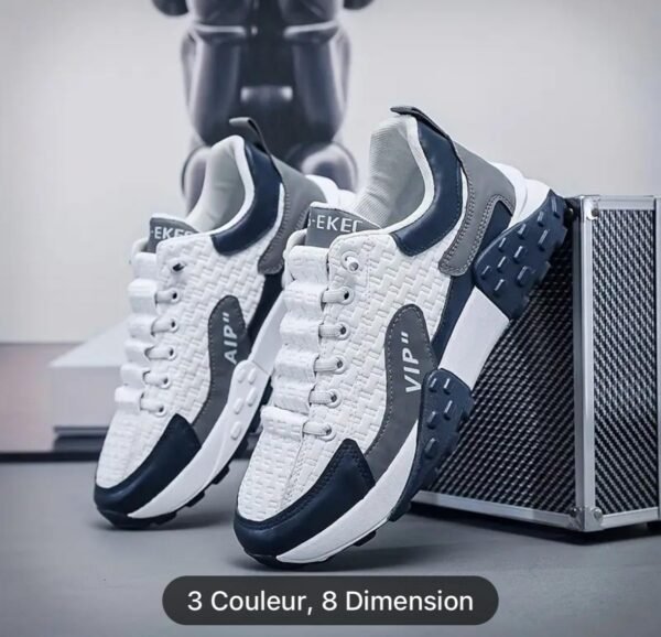 AIP TrailFlex Woven Outdoor Sneakers – Brown/Navy